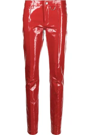 Zadig & Voltaire Peko Skinny-Hose in Vinyloptik