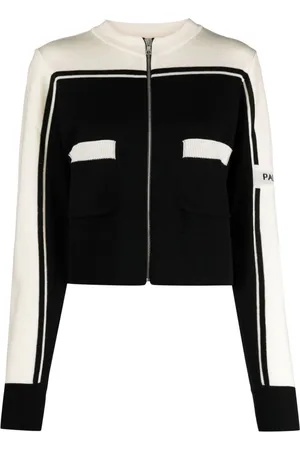 Palm Angels Intarsien-Cardigan mit Logo