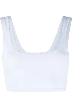 Alexander Wang Cropped-Top mit Strassborten