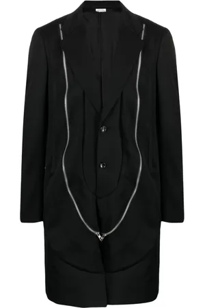Comme des Garçons Mantel mit Reißverschlussdetail