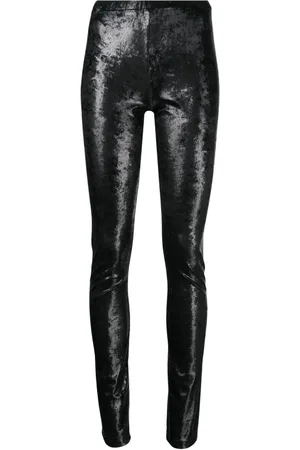 JUNYA WATANABE Halbhohe Leggings mit Glanzoptik