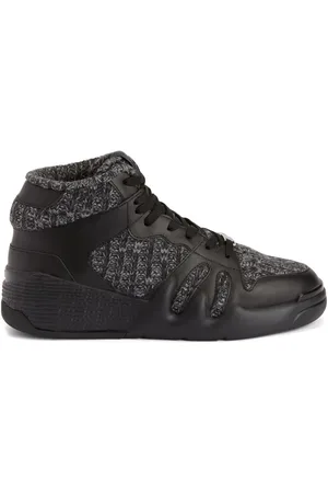 Giuseppe Zanotti Talon Sneakers mit Strickeinsätzen