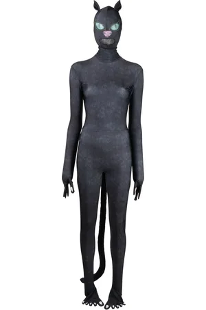 Natasha Zinko Halloween-Jumpsuit im Katzendesign