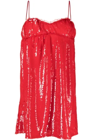 Ganni Minikleid mit Pailletten