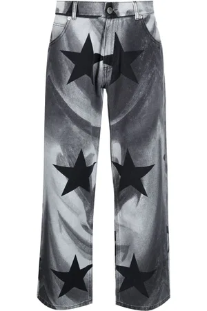 Liberal Youth Ministry Cropped-Jeans mit Foto-Print