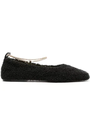 Maria Luca Teddy Augusta Shearling-Ballerinas