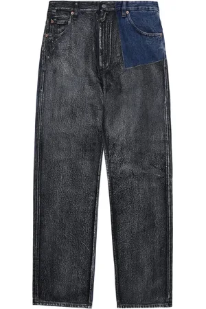 Maison Margiela Halbhohe Straight-Leg-Jeans