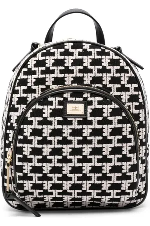 Elisabetta Franchi Rucksack mit Monogrammmuster