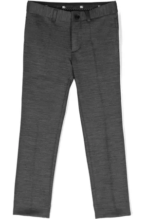 Dolce & Gabbana Schmale Hose mit Logo-Stickerei