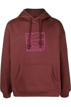 Rassvet Hoodie mit beflocktem Logo