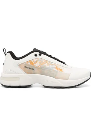 Stone Island Grime Sneakers mit Kontrasteinsätzen