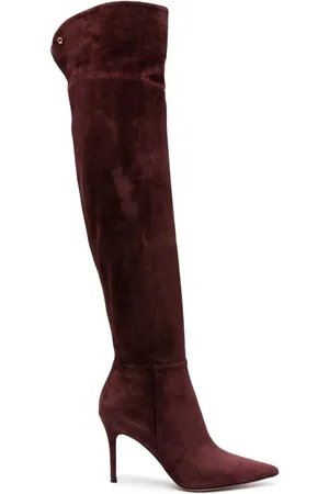 Gianvito Rossi Cuissarde Wildlederstiefel 90mm