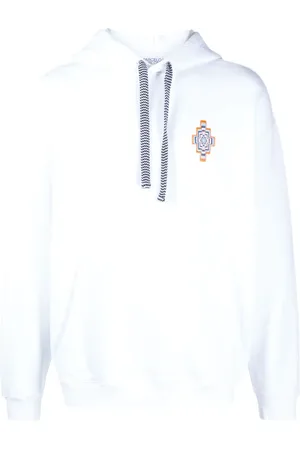 MARCELO BURLON Hoodie mit aufgesticktem Kreuz