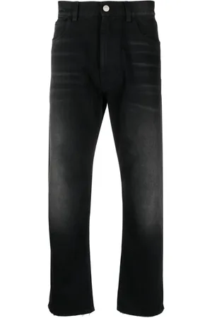 Marni Straight-Leg-Jeans mit Tragefalten