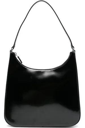 Staud Schultertasche mit Logo-Prägung