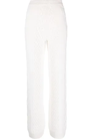 LORENA ANTONIAZZI Gerade Hose mit Zopfmuster