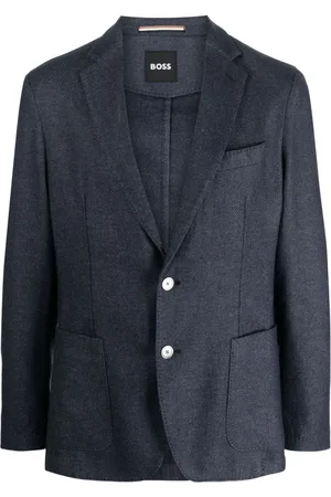 HUGO BOSS Sakko mit fallendem Revers