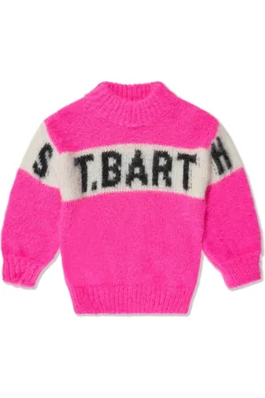 MC2 SAINT BARTH Intarsien-Pullover mit Stehkragen
