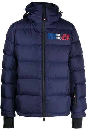 Moncler Gefütterte Isorno Jacke mit Logo-Print
