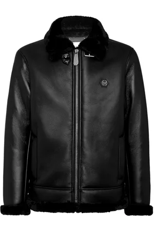 Philipp Plein Bomberjacke aus Faux-Leder