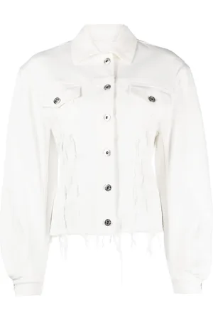 Lanvin Jeans-Shorts in Distressed-Optik