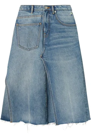 Tory Burch Jeansrock im Deconstructed-Look