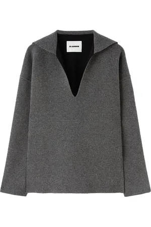 Jil Sander Strickoberteil mit Matrosenkragen