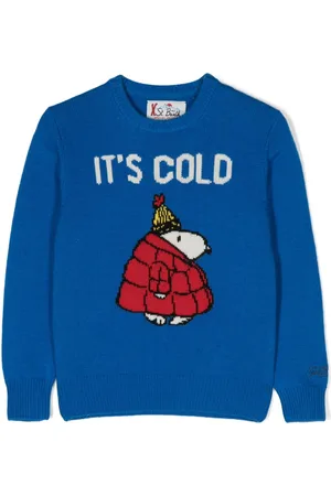 MC2 SAINT BARTH Pullover mit Snoopy-Intarsie