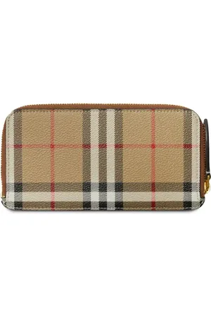 Burberry Portemonnaie mit Karomuster