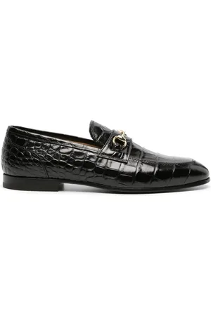 Scarosso Loafer mit Kroko-Effekt