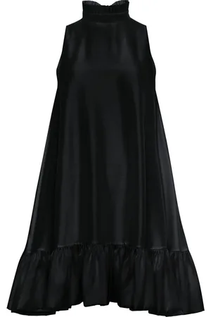 Azeeza Minikleid aus Seide mit Rüschen