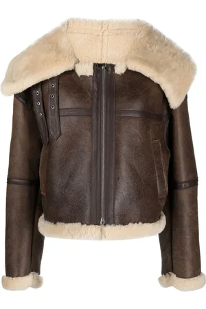 LISKA Shearling-Jacke mit Reißverschluss