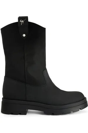 Giuseppe Zanotti Aldrien Stiefel mit Logo-Schild