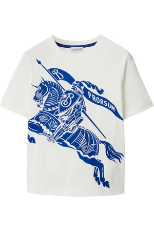 Burberry T-Shirt mit Ritteremblem-Print