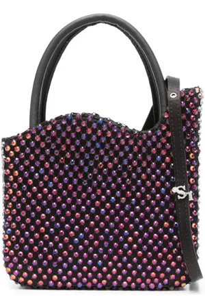 LE SILLA Gilda Mini-Tasche mit Strass