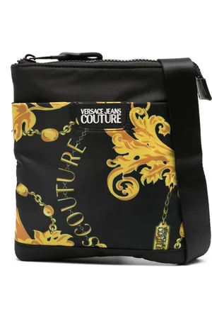 VERSACE Kuriertasche mit Chain Couture-Print