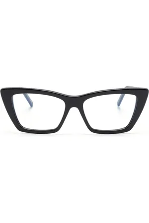 Saint Laurent Cat-Eye-Brille mit Logo-Gravur