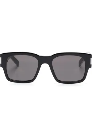 Saint Laurent Eckige Sonnenbrille mit Logo-Schild
