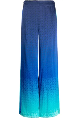 Casablanca The Night View Wide-Leg-Seidenhose