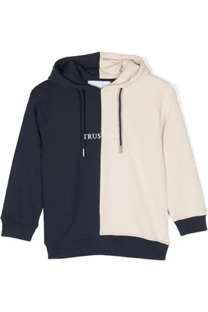 Trussardi Hoodie mit Logo-Stickerei