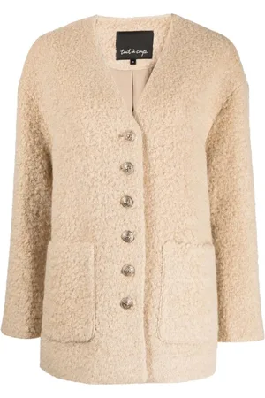 tout a coup Oversized-Jacke mit V-Ausschnitt