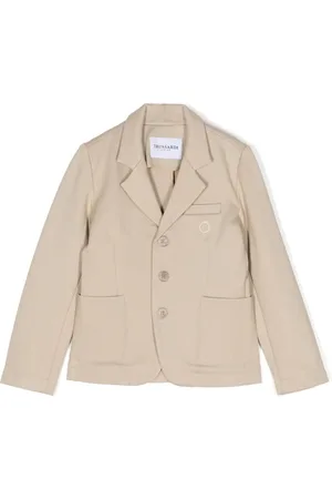 Trussardi Einreihiges Sakko mit Logo-Stickerei