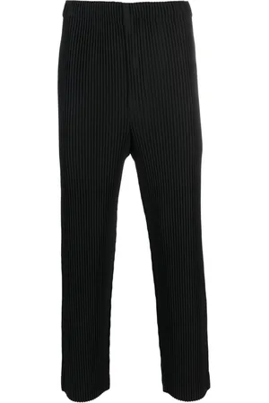 Issey Miyake Plisseehose mit geradem Bein