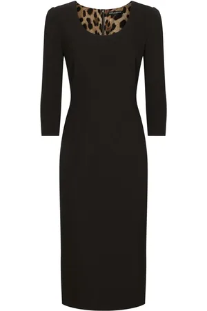 Dolce & Gabbana Midikleid mit U-Ausschnitt