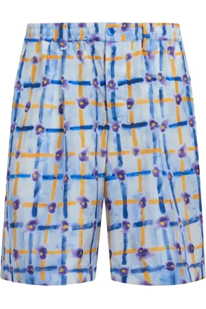 Marni Bermudas aus Seide mit Print