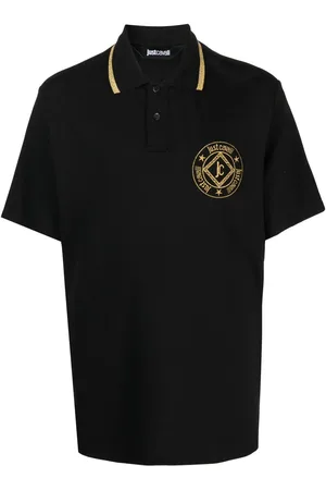 Roberto Cavalli Poloshirt mit Logo-Stickerei