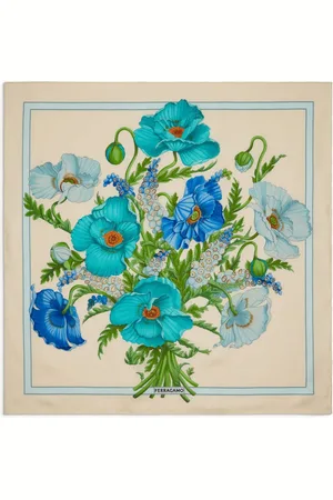 Salvatore Ferragamo Seidenschal mit Blumen-Print