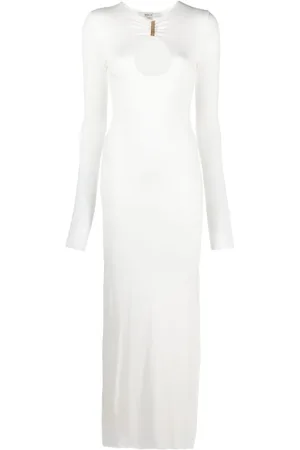 MANURI Midikleid mit Kettengliedern
