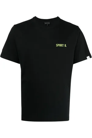 AGNÈS B. T-Shirt mit Logo-Print