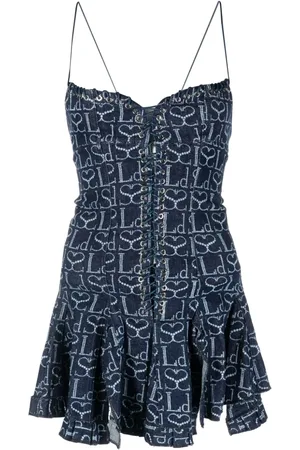 Ludovic De Saint Sernin Minikleid im Jeans-Look